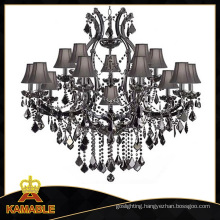 Hotel Project Black Crystal Chandelier Lighting (Kam2054)